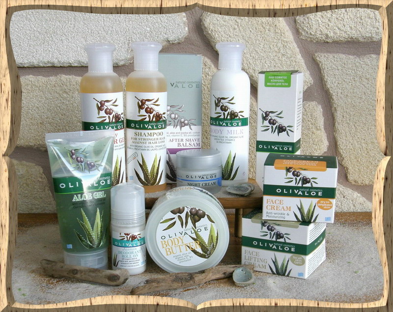 Cretean natural cosmetics OlivAloe<br />
Quality since 2006